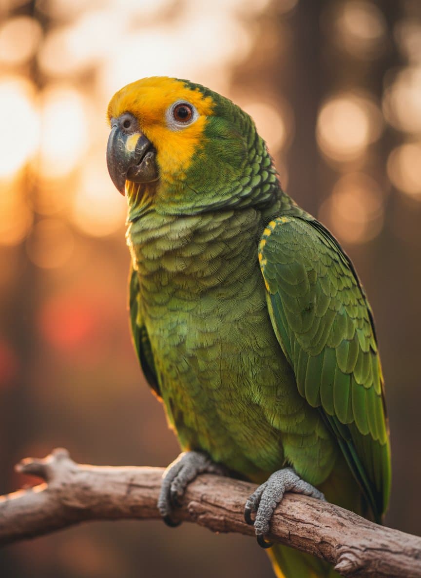 Amazon parrot portrait