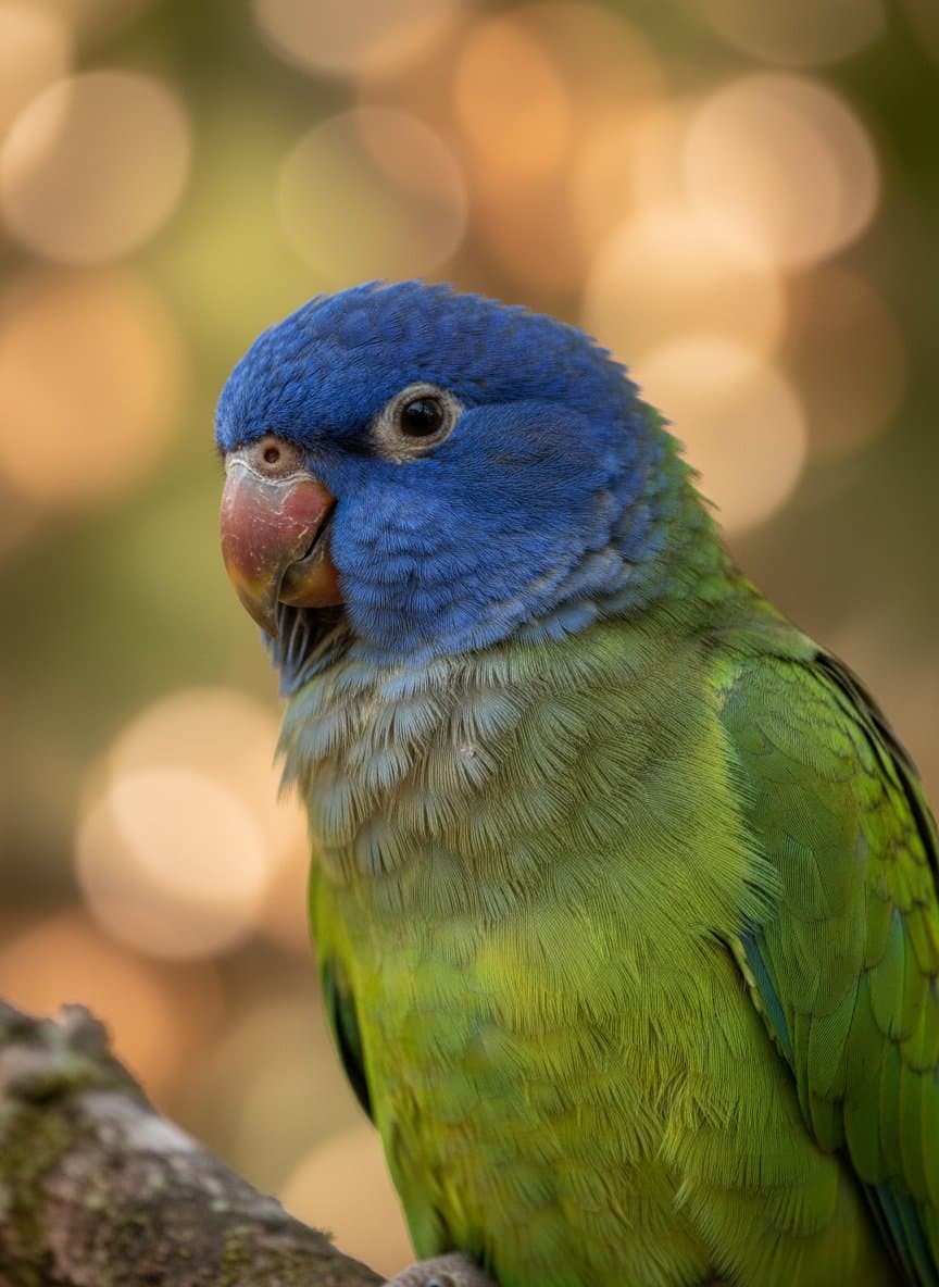 Pionus parrot portrait